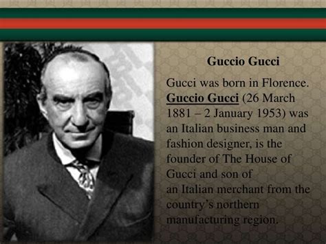 who created gucci brand|who started the Gucci company.